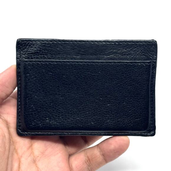 YSL All Black Cardholder Wallet - Picture 10 of 11